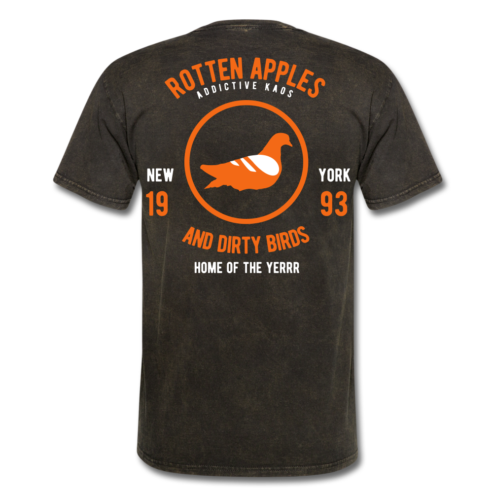 Rotten Apples and Dirty Birds T-Shirt - mineral black