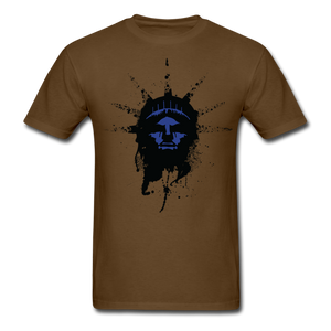 Liberty Of Kaos (Blue) T-Shirt - brown