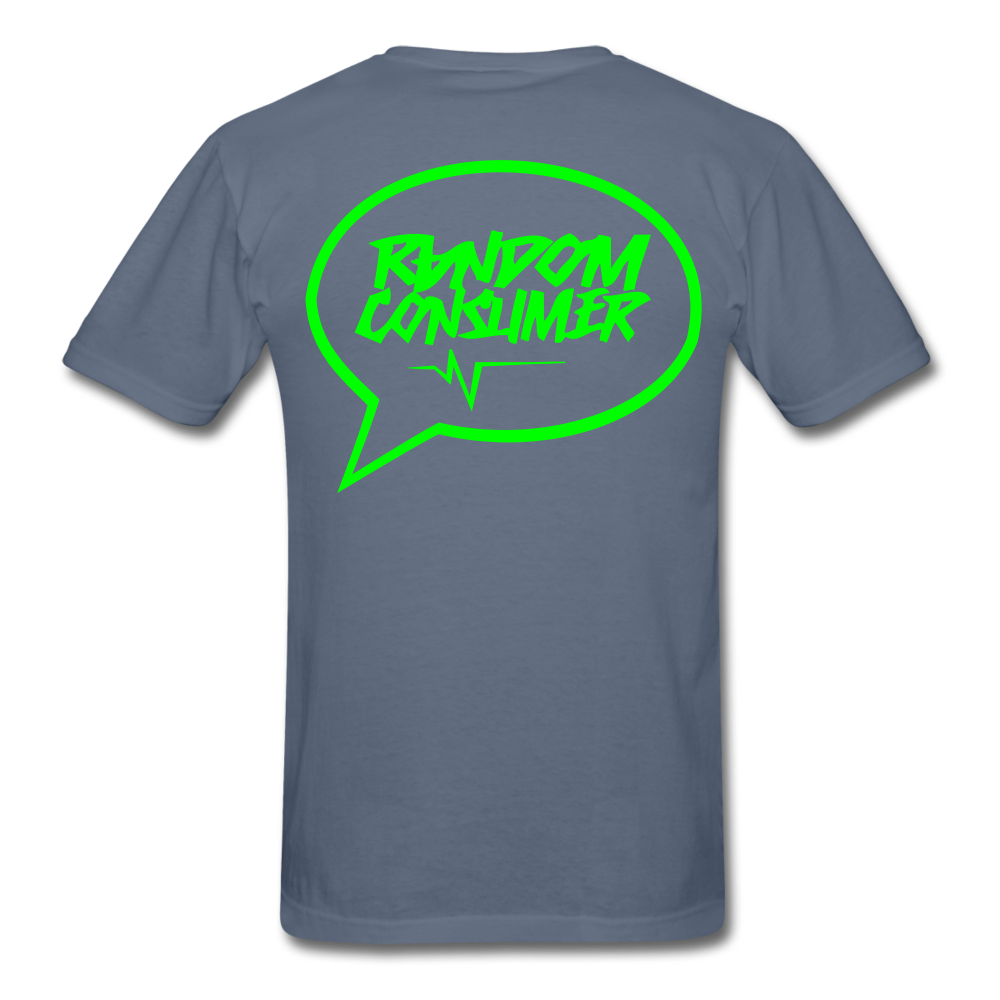 Random Consumer Electric T-Shirt - denim