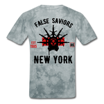 False Saviors T-Shirt - grey tie dye