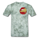 Ocean Lust Men's T-Shirt(GLD) - military green tie dye