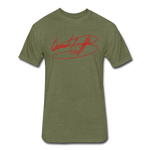 Big Signature Fitted T-Shirt - heather military green