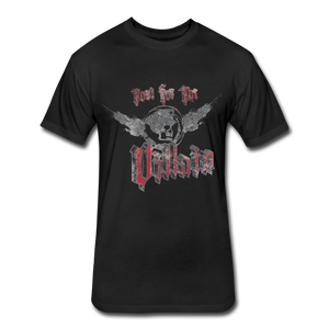 Root For the Villain vintage Fitted  T-Shirt - black