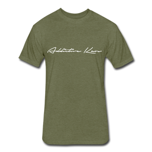 Addictive Kaos Signature Fitted T-Shirt - heather military green