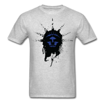 Liberty Of Kaos (Blue) T-Shirt - heather gray