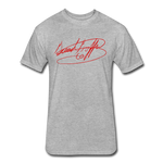 Big Signature Fitted T-Shirt - heather gray
