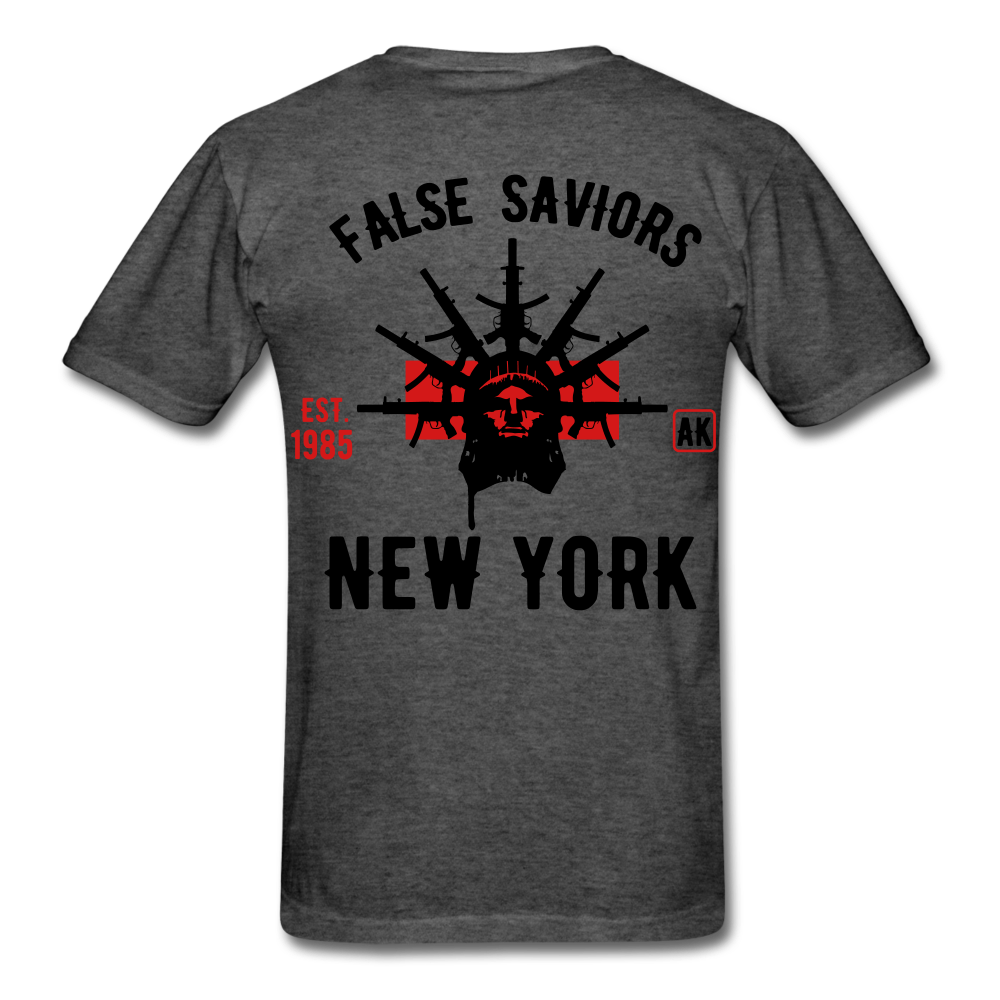False Saviors T-Shirt - heather black