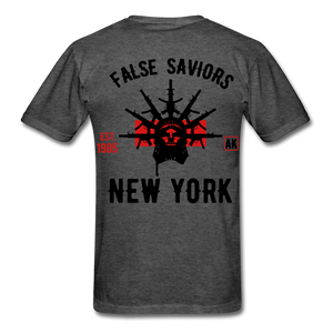 False Saviors T-Shirt - heather black