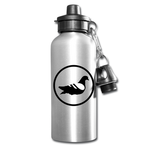 We Run This City Water Bottle - silver