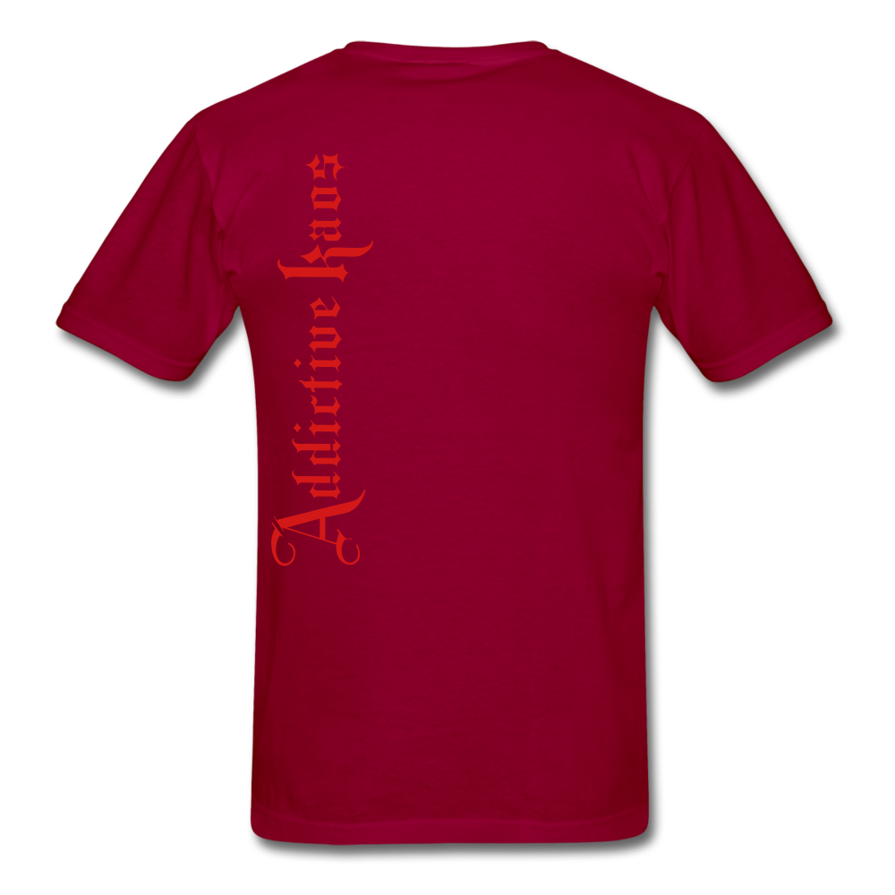 AK Signature Men's T-Shirt - dark red