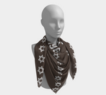 One West Scarf Brown