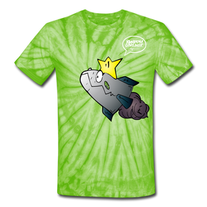 RanCon X Addictive Kaos Collab 1 Tie Dye T-Shirt - spider lime green