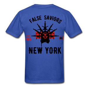 False Saviors T-Shirt - royal blue