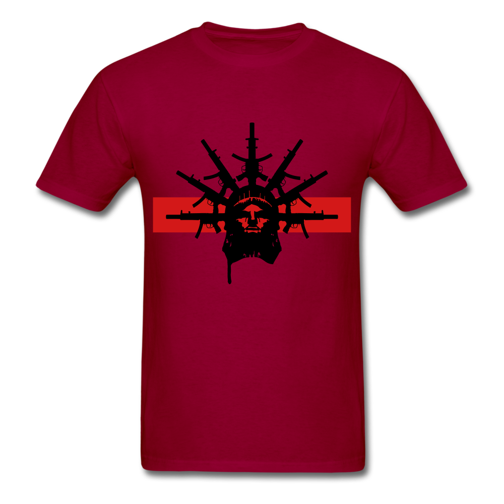False Saviors T-Shirt - dark red