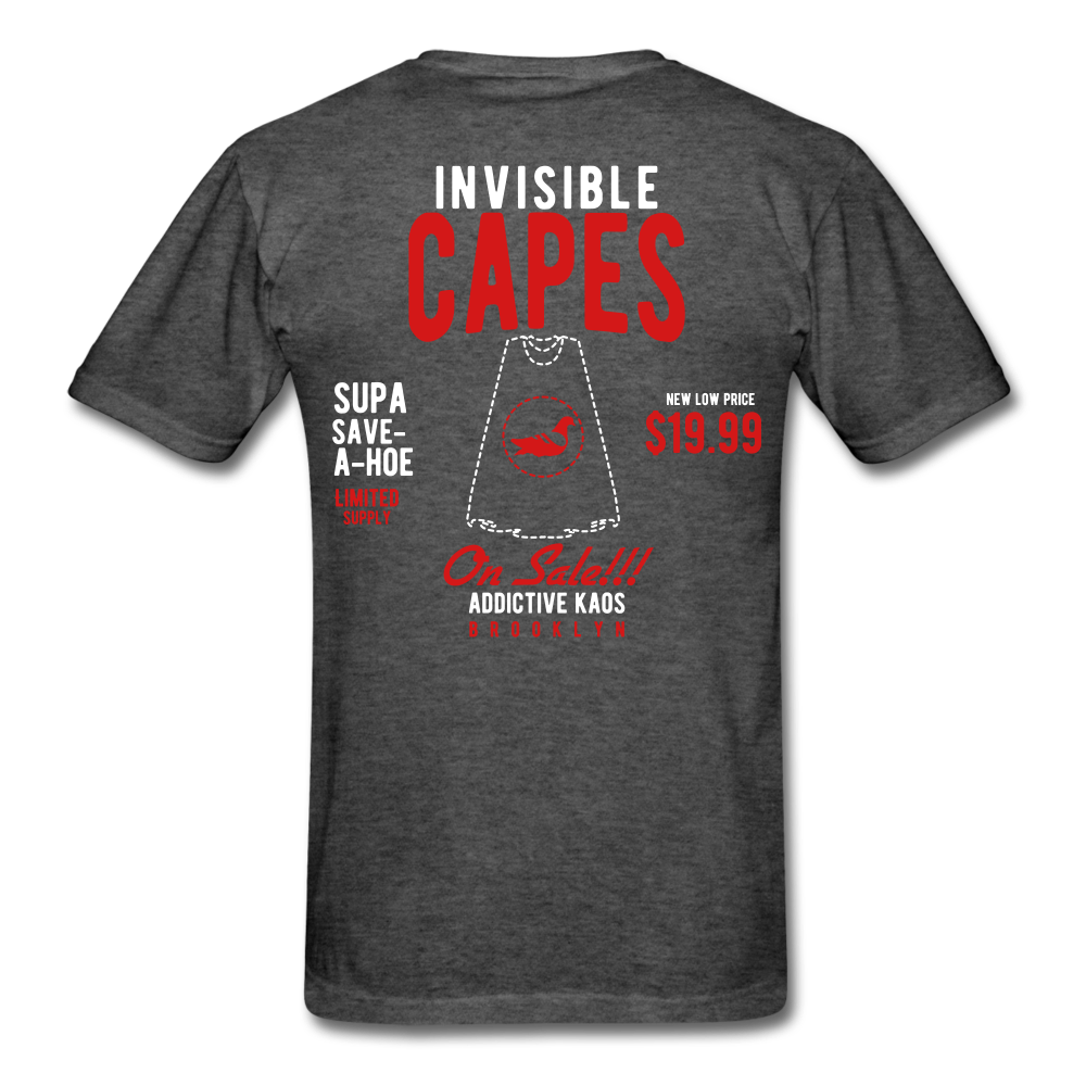 Invisible Capes T-Shirt - heather black