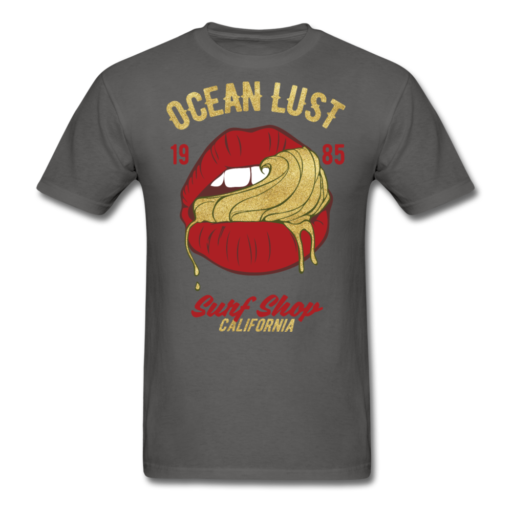 Ocean Lust T-Shirt (GLD2) - charcoal