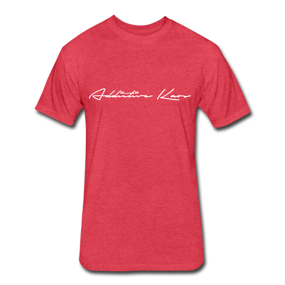 Addictive Kaos Signature Fitted T-Shirt - heather red