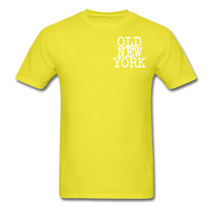 Old New York AKT-Shirt - yellow