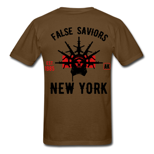 False Saviors T-Shirt - brown