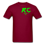Random Consumer Electric T-Shirt - burgundy