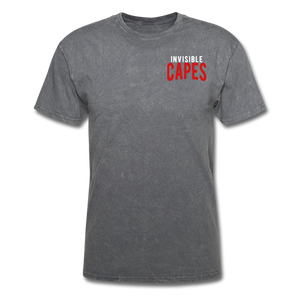 Invisible Capes T-Shirt - mineral charcoal gray