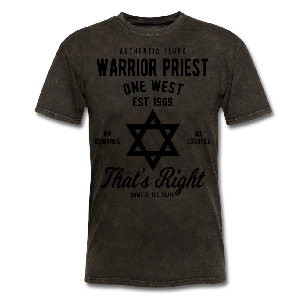 Warrior Priest Short-Sleeve T-Shirt - mineral black