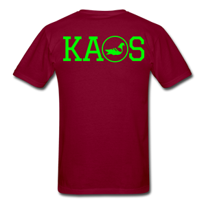 Addictive Neon T-Shirt - burgundy