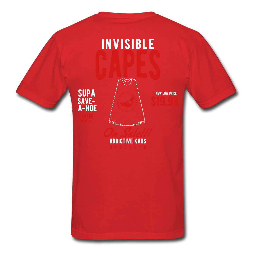 Invisible Capes T-Shirt - red