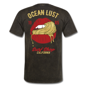 Ocean Lust Men's T-Shirt(GLD) - mineral black