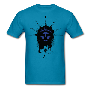 Liberty Of Kaos (Blue) T-Shirt - turquoise