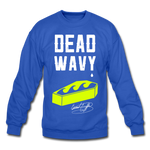 Dead Wavy Crewneck Sweatshirt - royal blue