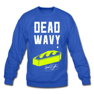 Dead Wavy Crewneck Sweatshirt - royal blue
