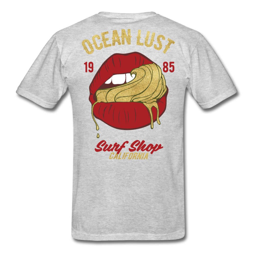 Ocean Lust Men's T-Shirt(GLD) - heather gray