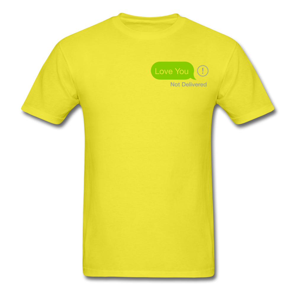 Love You T-Shirt - yellow