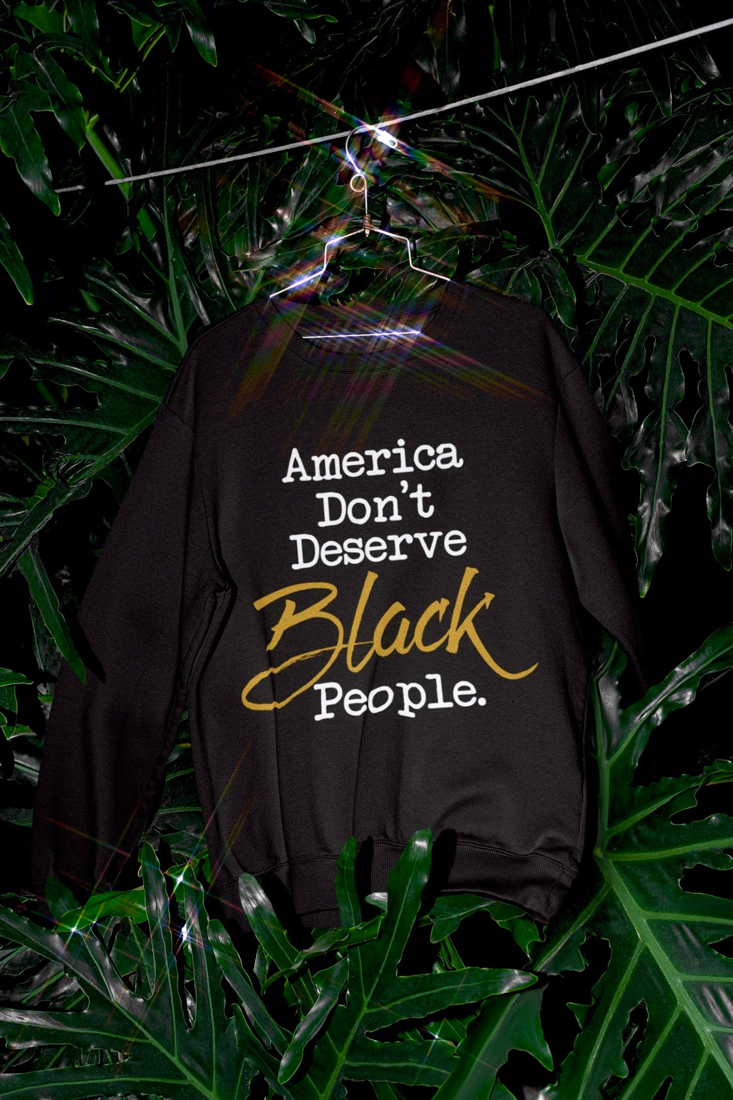 America Don't Crewneck Sweatshirt