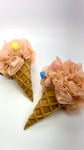 Ice Cream Cone Bath Sponge 2pk