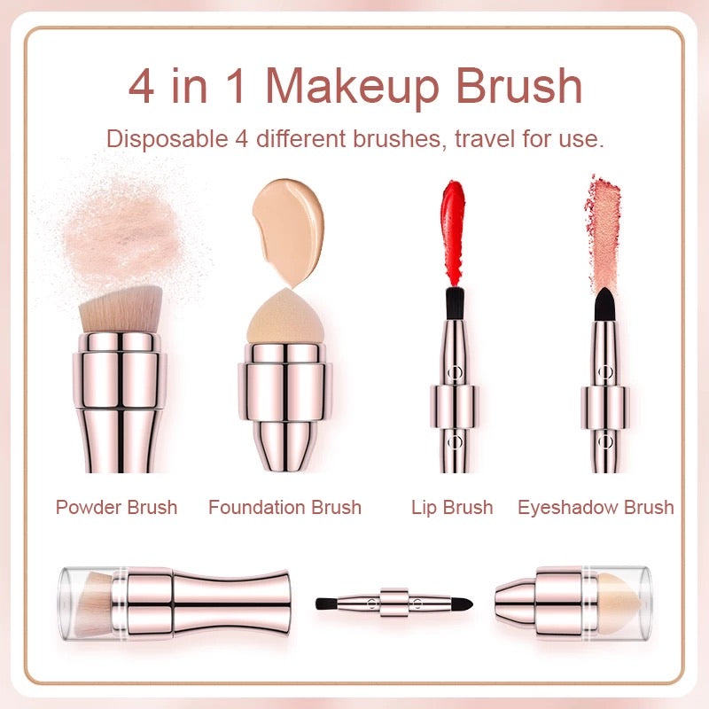 KAOS Beauty 4- In- 1 Multi-Functional Makeup Brush