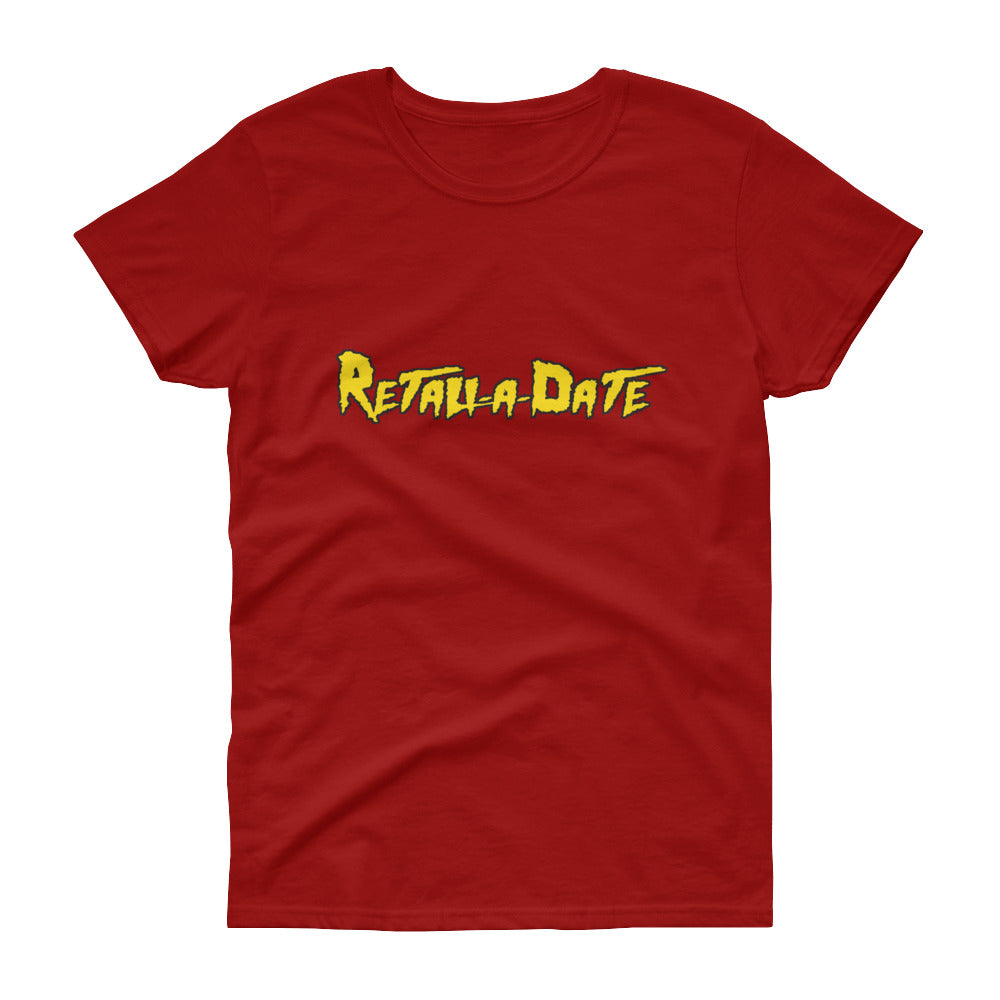 Retaliadate red short sleeve t-shirt
