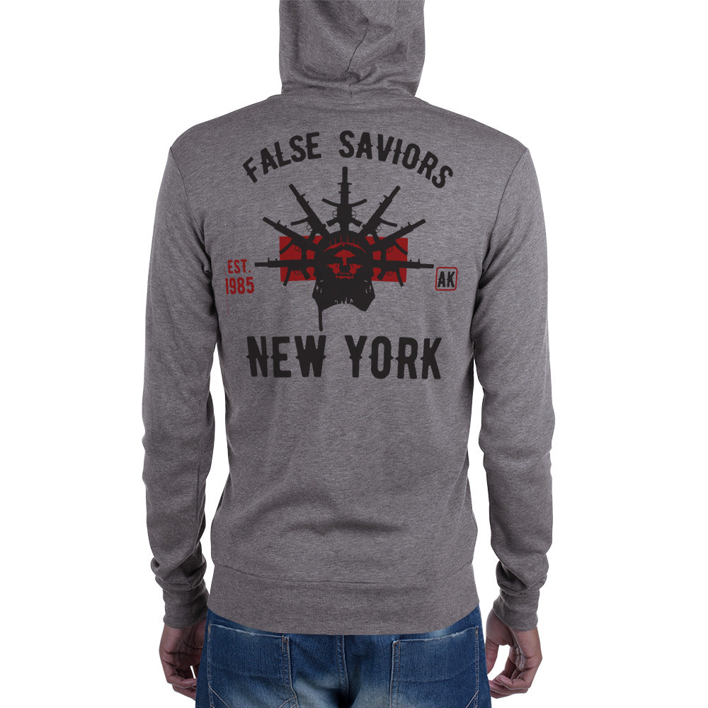 False Saviors zip hoodie