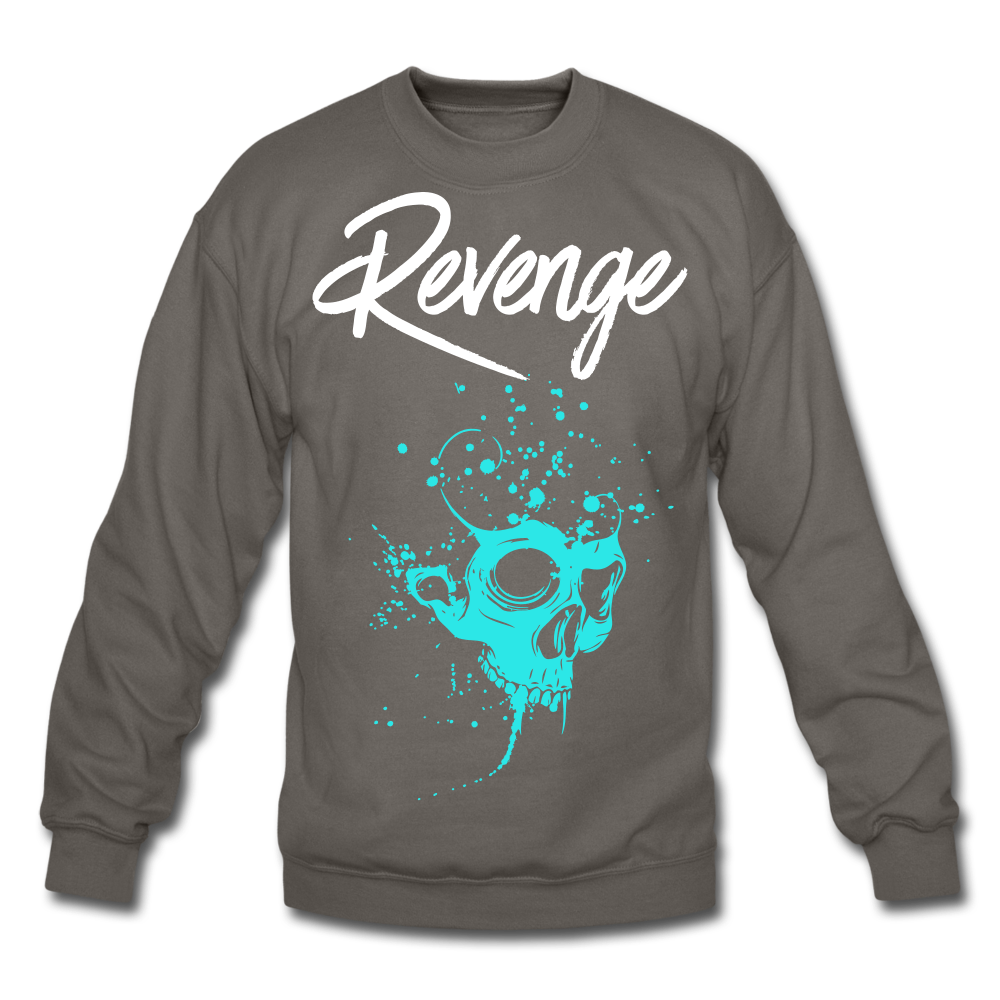 Your Revenge Crewneck Sweatshirt - asphalt gray