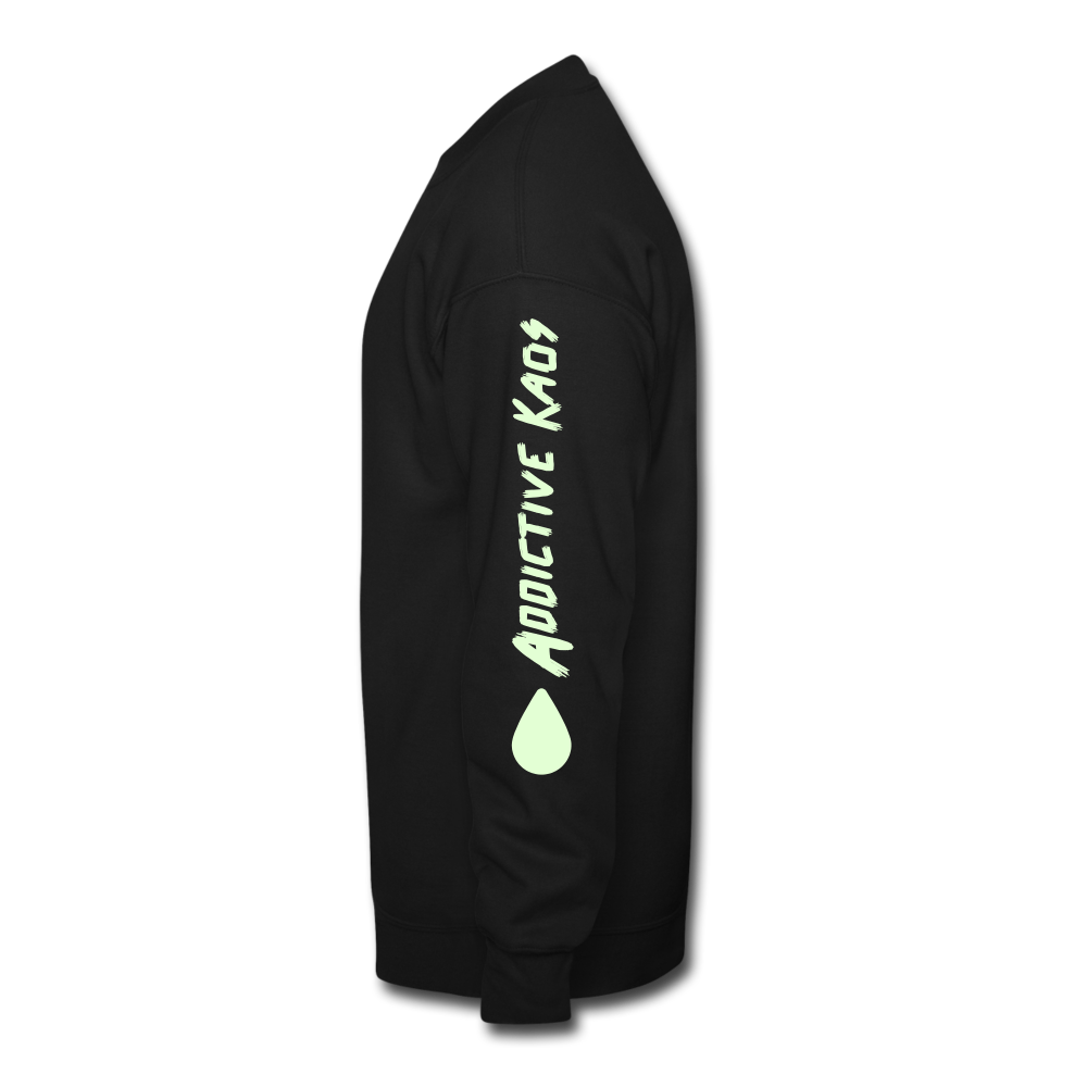 Mummie (Glow) Crewneck Sweatshirt - black