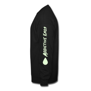 Mummie (Glow) Crewneck Sweatshirt - black