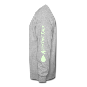 Mummie (Glow) Crewneck Sweatshirt - heather gray