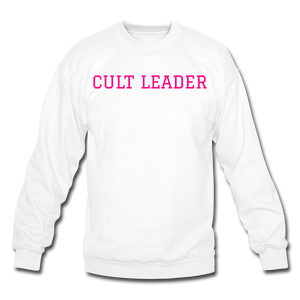 Cult Leader AK Crewneck Sweatshirt - white