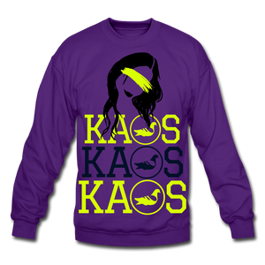KAOS Crewneck Sweatshirt - purple