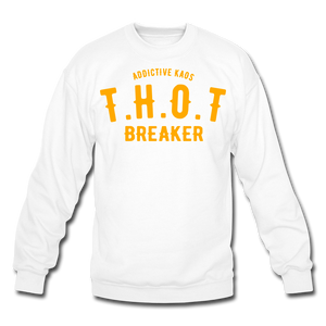 THOT Breaker Academy Crewneck Sweatshirt - white