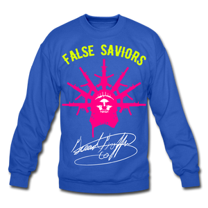 False Saviors (Signature) Crewneck Sweatshirt - royal blue