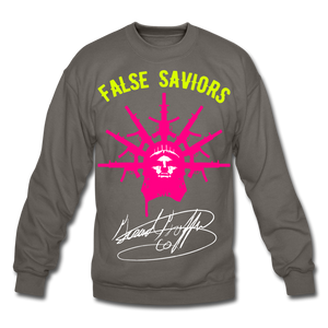 False Saviors (Signature) Crewneck Sweatshirt - asphalt gray