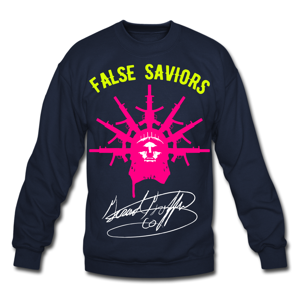 False Saviors (Signature) Crewneck Sweatshirt - navy