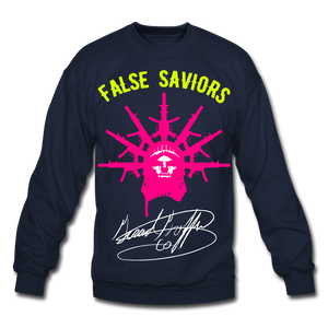 False Saviors (Signature) Crewneck Sweatshirt - navy